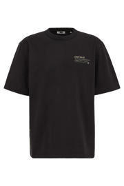 thumbnail: WE Fashion oversized T-shirt met backprint - zwart