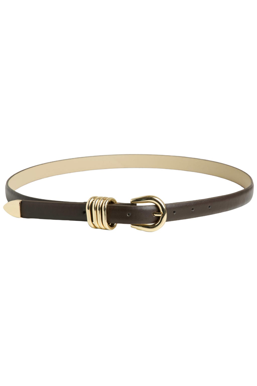 PIECES riem PCELVIRA donkerbruin