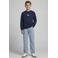 JJ REBEL JUNIOR sweater met backprint - donkerblauw