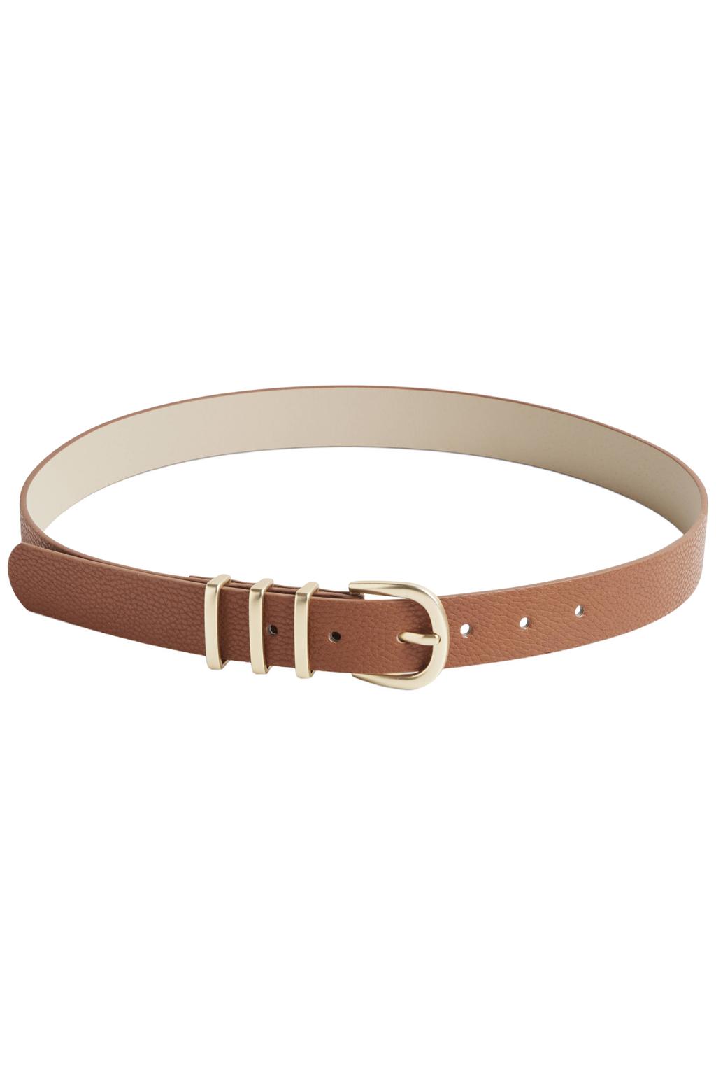 PIECES riem PCLEA cognac