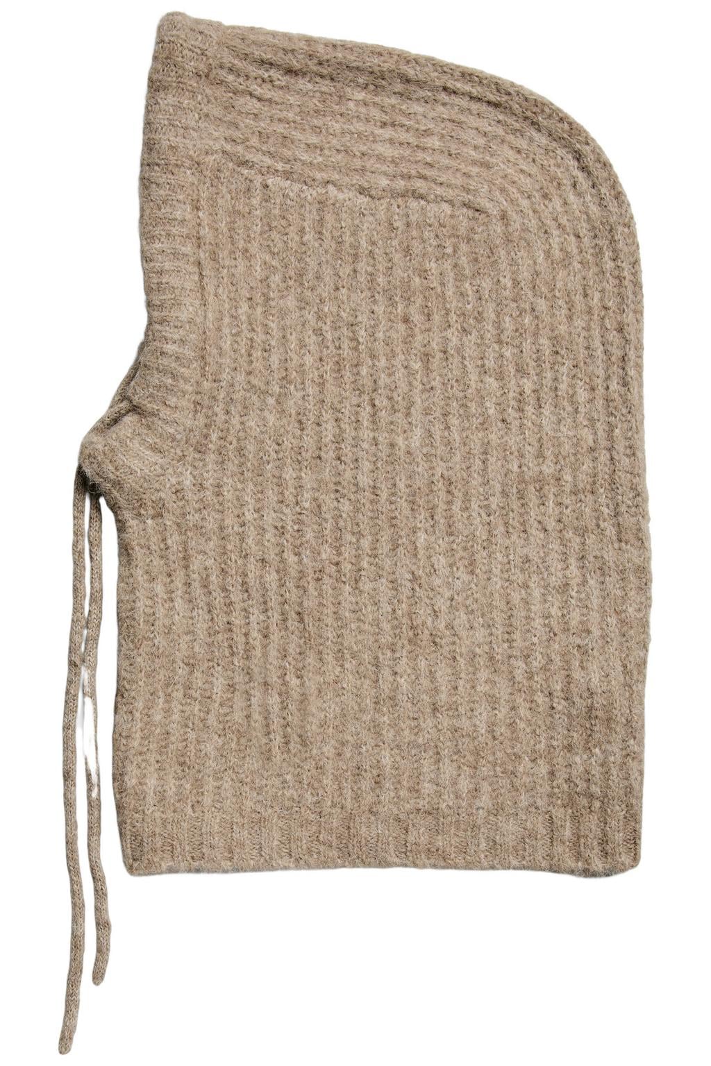 PIECES balaclava PCNAMBI beige