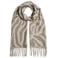 PIECES sjaal PCELIN met zebraprint beige