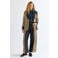 Wrangler denim regular fit geruite blazer - bruin