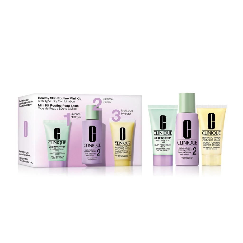 Clinique Basic 3 Temps Set voor Droge tot Gemengde Huid
