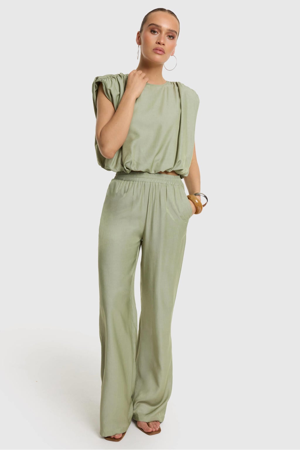 Refined Department top - groen