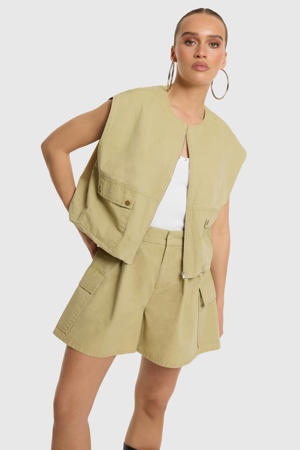 wide leg casual short - lichtkaki