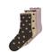 NAME IT MINI sokken met stippen - roze/bruin/beige