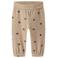 NAME IT BABY katoenen babybroek met print - zand