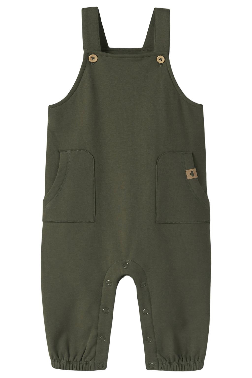 NAME IT BABY tuinbroek - olijfgroen