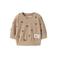 NAME IT BABY sweater met print - zand