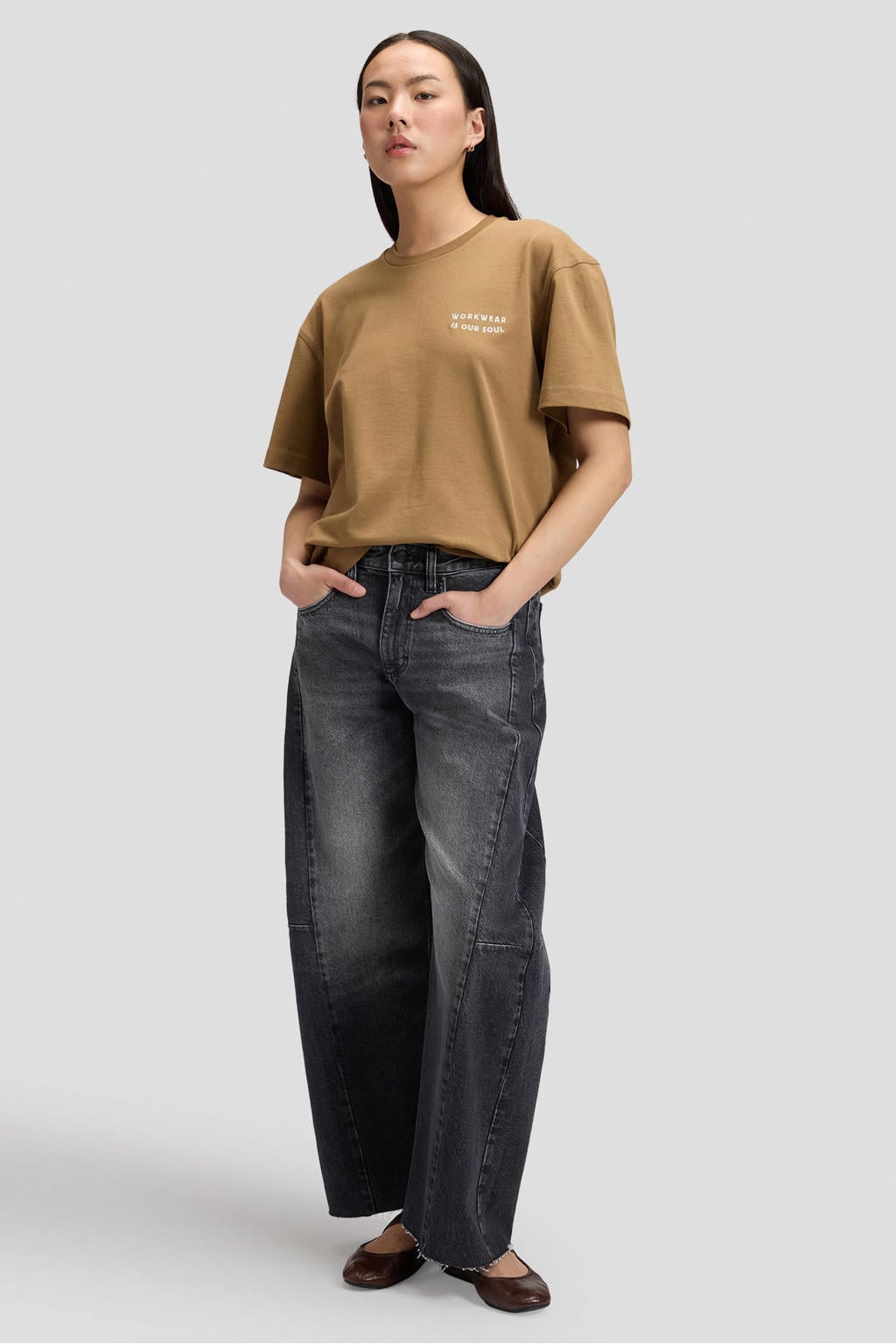 Lee barrel jeans - zwart