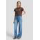 Lee wide leg jeans - mediumblauw