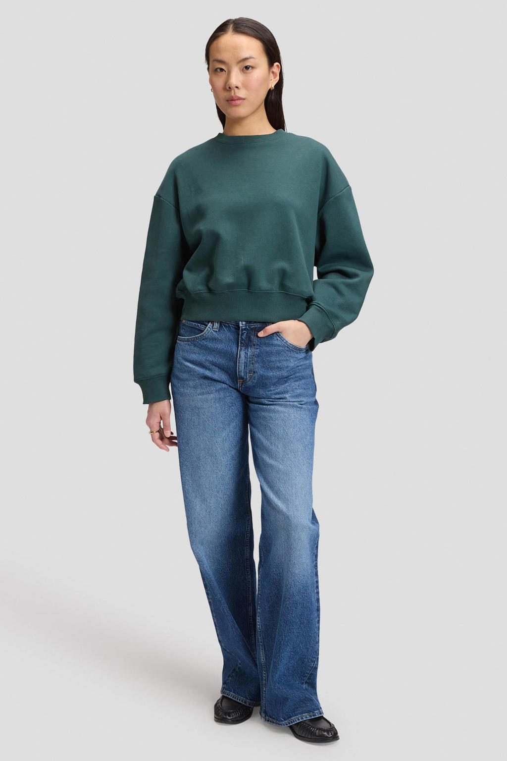 Lee Rider loose fit jeans - donkerblauw