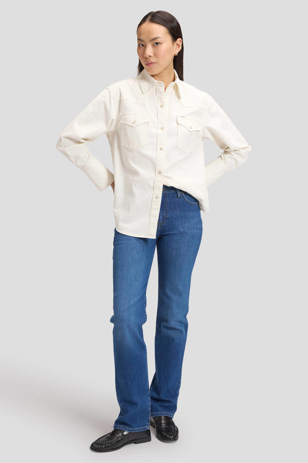 Lee London regular fit jeans - donkerblauw