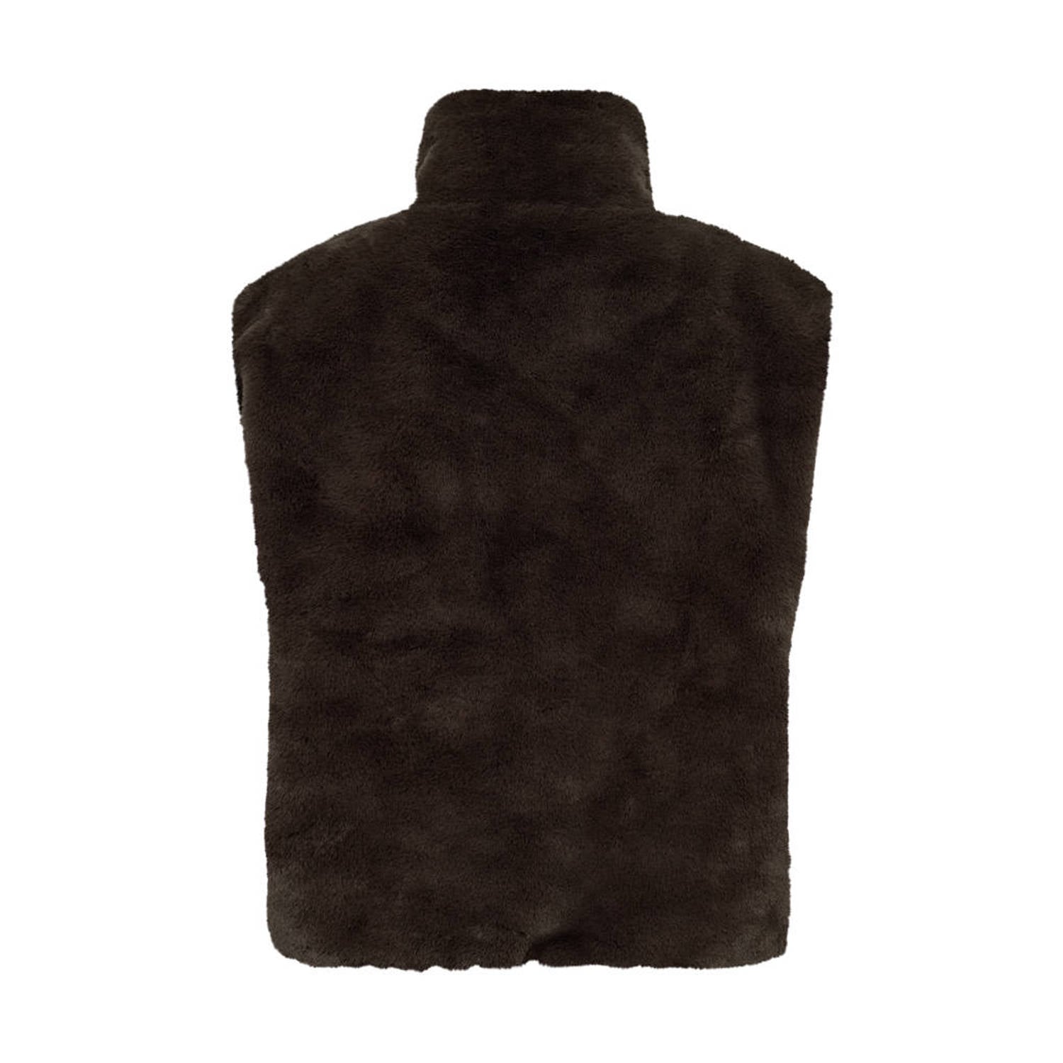 FREEQUENT bodywarmer donkerbruin