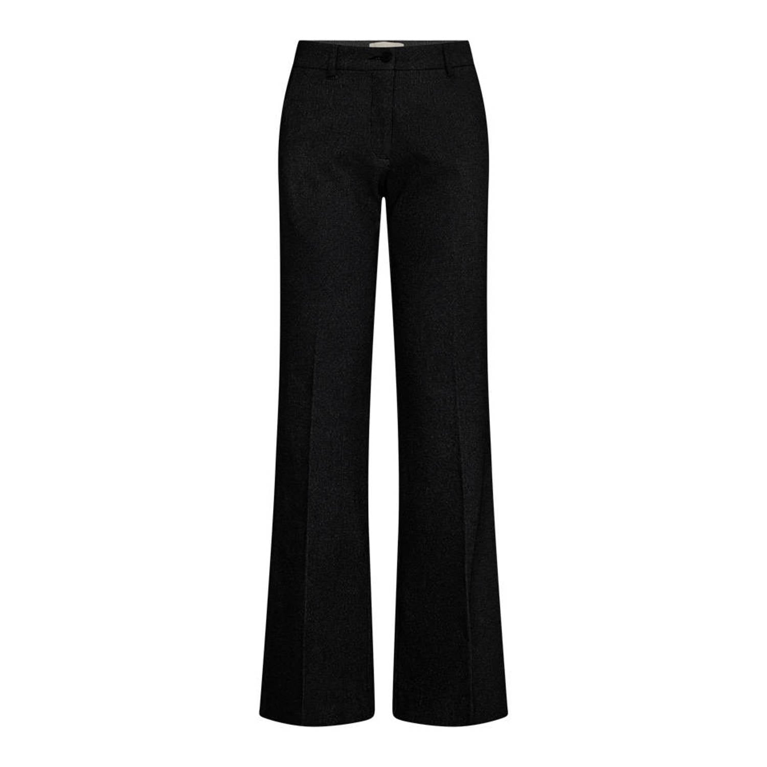 FREEQUENT straight leg pantalon zwart
