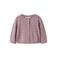 NAME IT BABY katoenen rechtvallend gebreid vest - paars