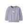 NAME IT BABY sweater met print - lila