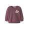 NAME IT BABY sweater met print - donkerrood