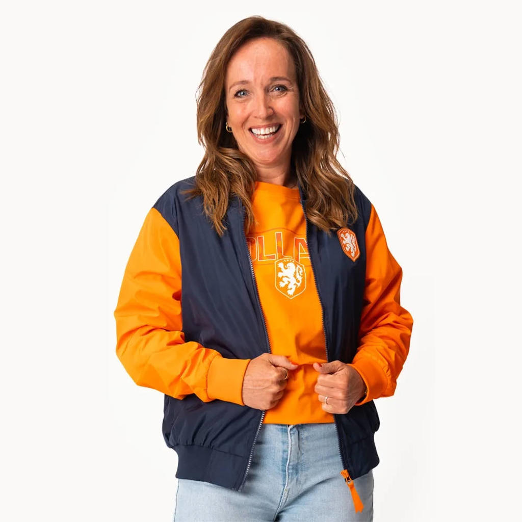 KNVB Nederlands Elftal Jas Blauw/Oranje