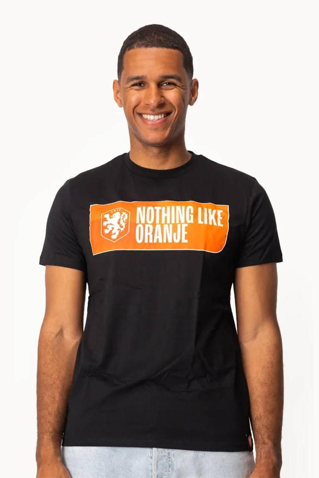 KNVB Nederlands Elftal T-Shirt Zwart