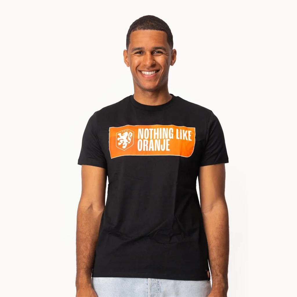 KNVB Nederlands Elftal T-Shirt Zwart
