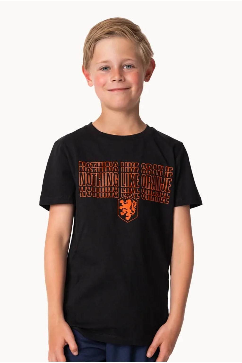 KNVB Nederlands Elftal T-Shirt Zwart