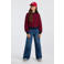 America Today gebreide gestreepte trui - rood/donkerblauw