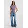America Today gestreepte top - rood