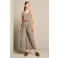 LOLALIZA cropped jumpsuit - taupe