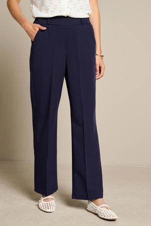 regular fit broek - donkerblauw