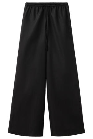 linnen casual broek - zwart