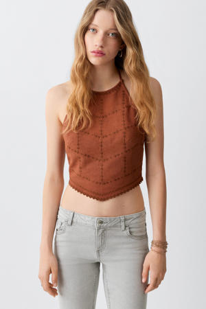 low waist flared jeans - grijs