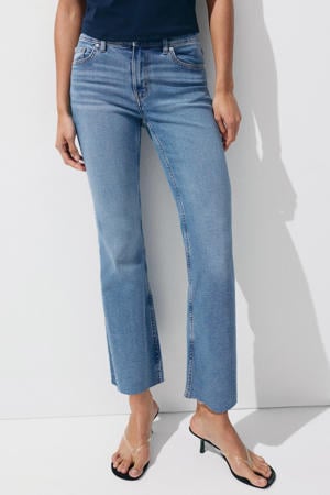 regular waist mom jeans - middelblauw