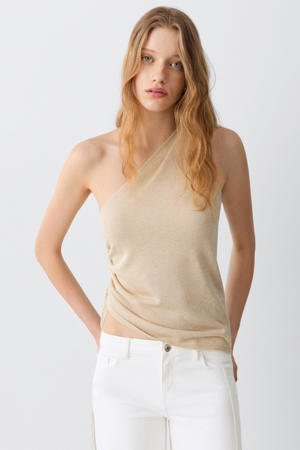 low waist wide leg jeans - wit