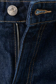 thumbnail: Mango regular fit denim short - donkerblauw