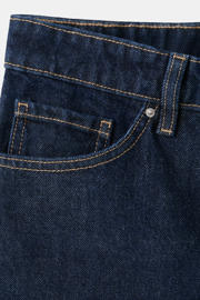 thumbnail: Mango regular fit denim short - donkerblauw