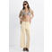 Mango wide leg jeans - geel