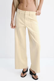 thumbnail: Mango wide leg jeans - geel