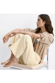 thumbnail: Mango wide leg jeans - geel