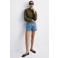 Mango regular fit denim short - middelblauw