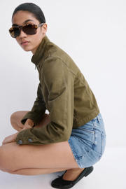 thumbnail: Mango regular fit denim short - middelblauw