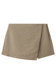 thumbnail: Mango geruite skort - groen