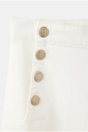 thumbnail: Mango denim wide leg broek - ecru