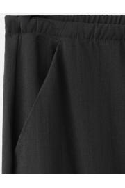 thumbnail: Mango wide leg broek - zwart