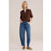 WE Fashion rechtvallende blouse - bruin