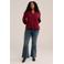 WE Fashion Curve viscose blouse - donkerrood