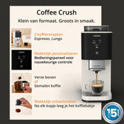 thumbnail: Krups  Coffee Crush SA4001 volautomatische espressomachine ivoor