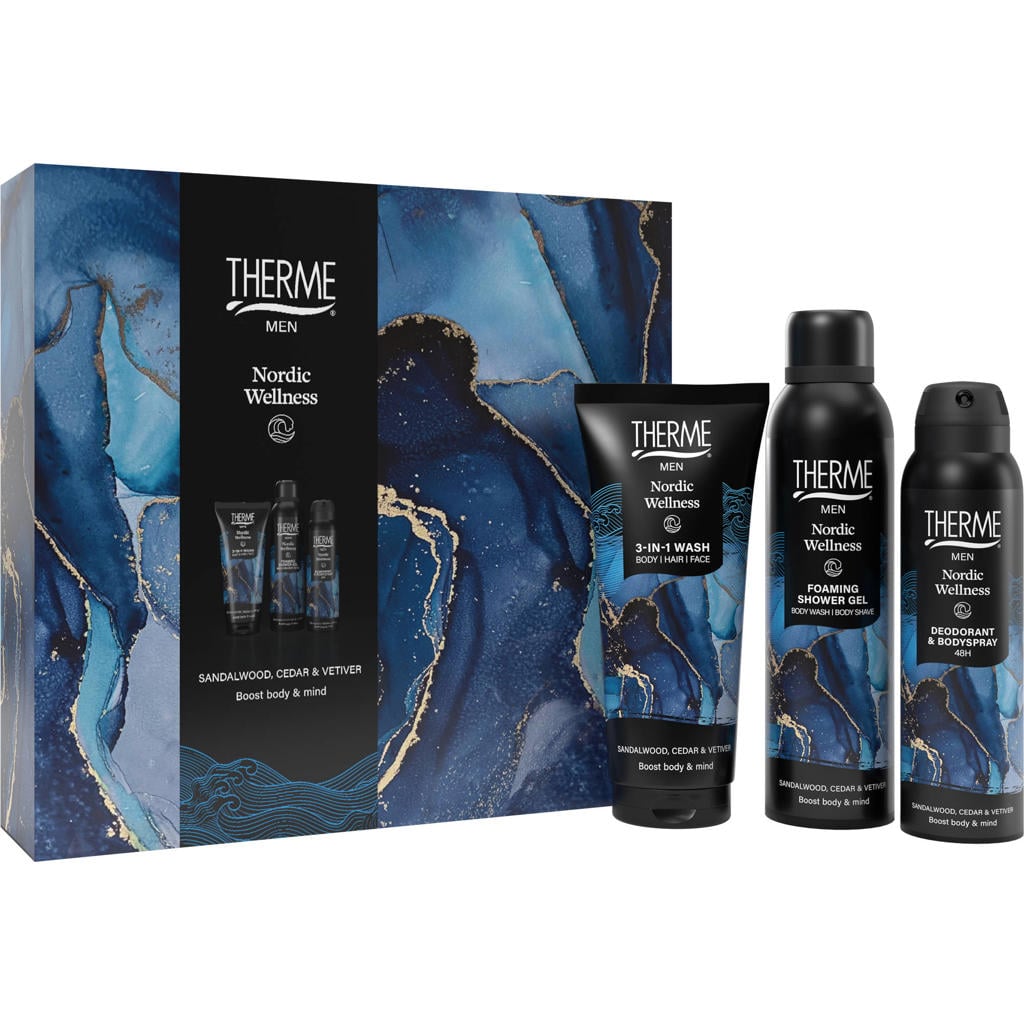 Therme Men Nordic Wellness geschenkset - 3 stuks
