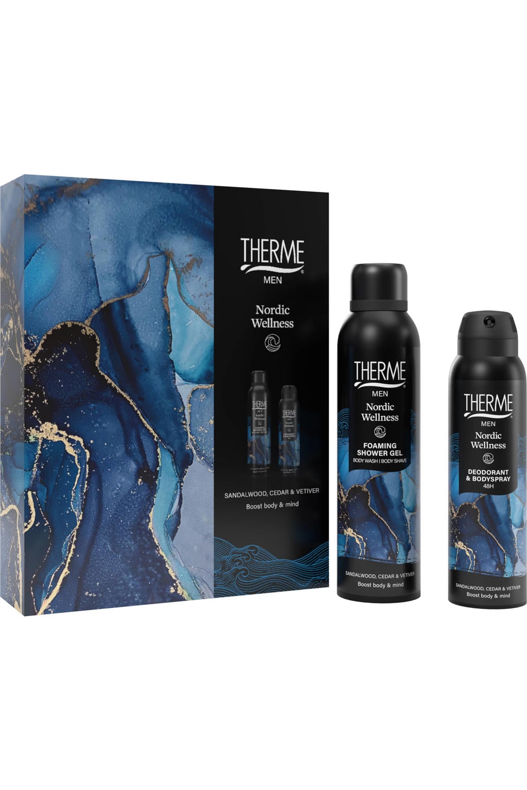 Therme Men Nordic Wellness geschenkset - 2 stuks